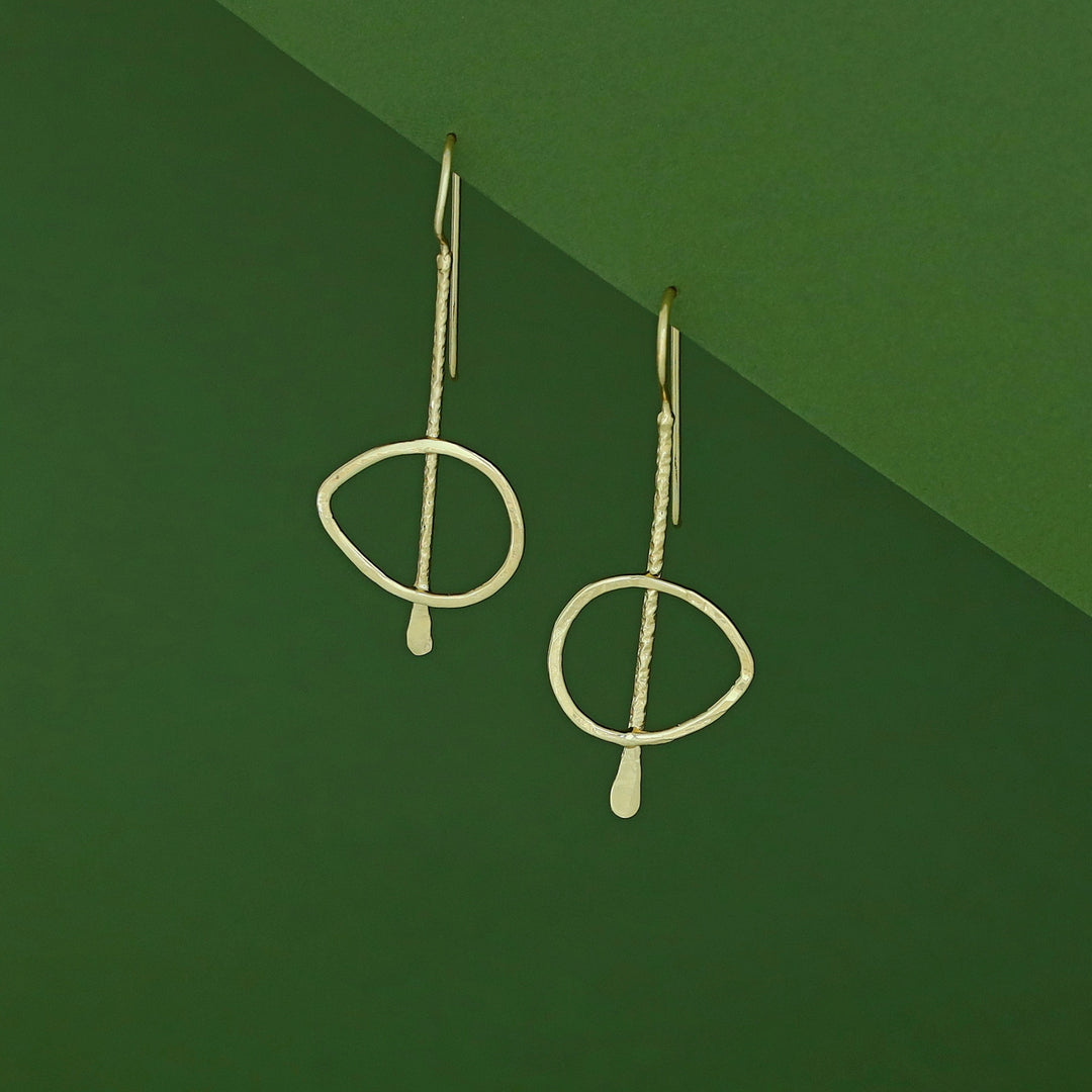 Dixiya Golden Hammered Drop