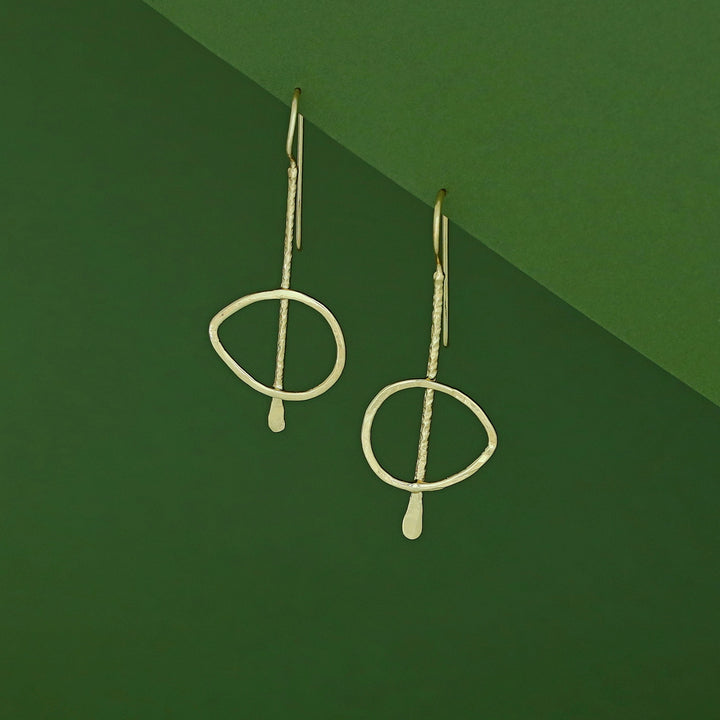 Dixiya Golden Hammered Drop