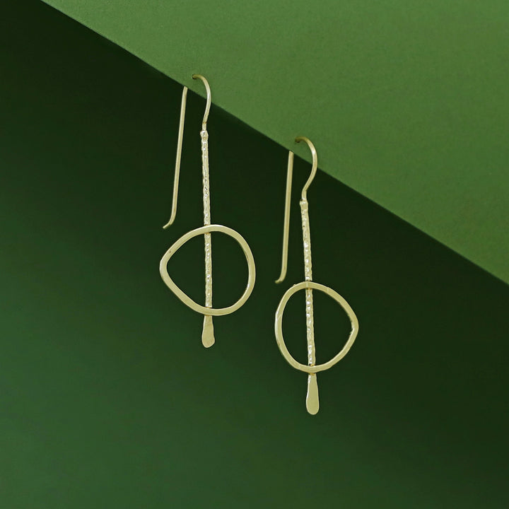 Dixiya Golden Hammered Drop