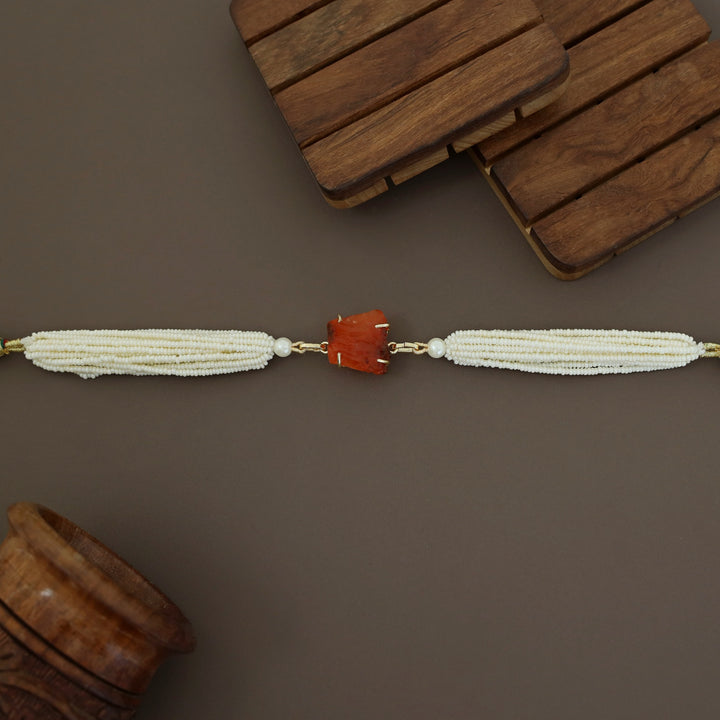 Ishani Raw Stone Pearl Choker / Neckpiece