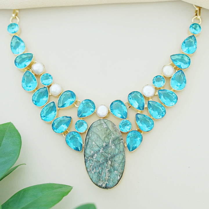 Amabel Raw Stone Neckpiece