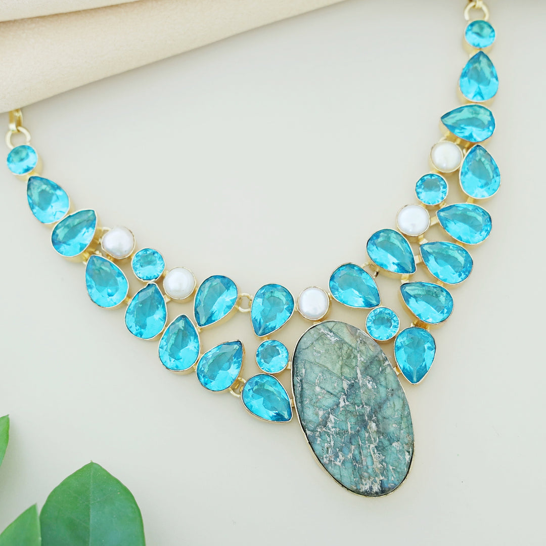 Amabel Raw Stone Neckpiece