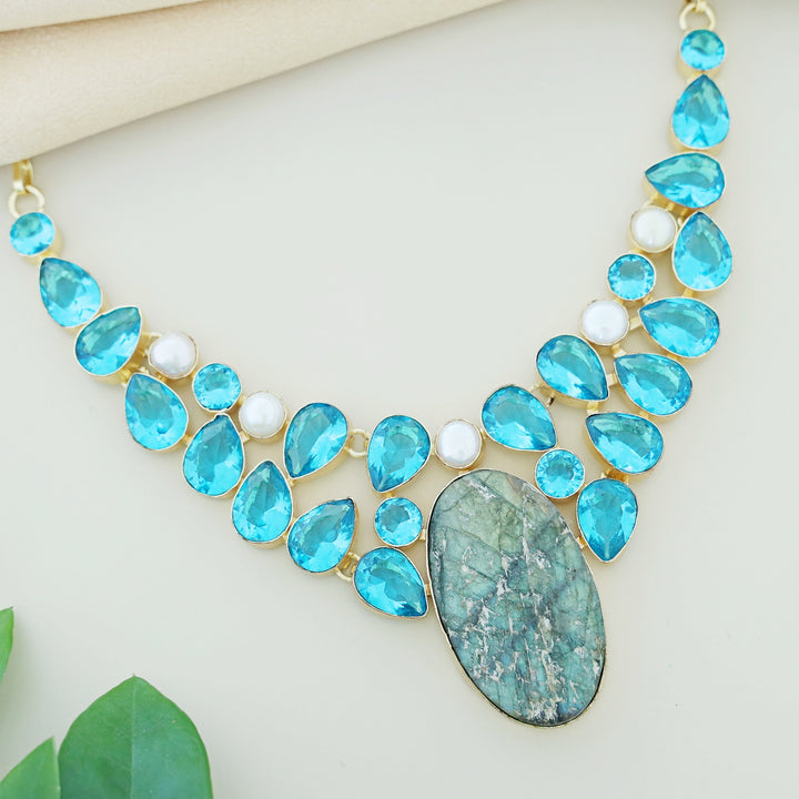 Amabel Raw Stone Neckpiece