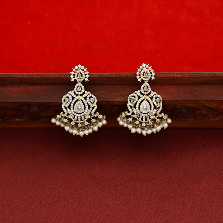 Premium Vanalika AD Stone Beaded Choker With Earring