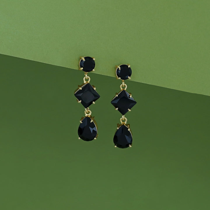 Tri Shape Glossy Hermia Earring
