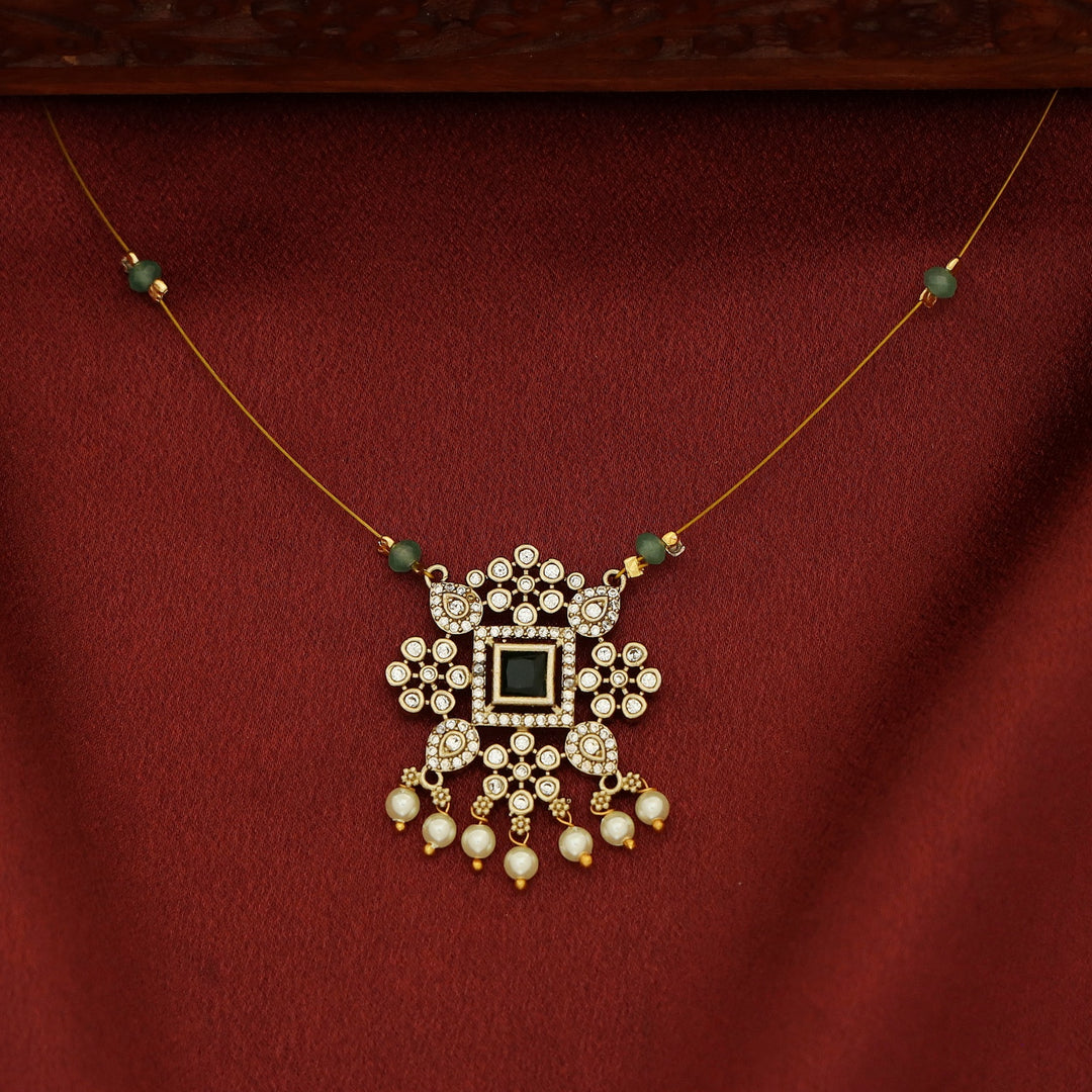 Himaja AD Stone Beaded String Neckpiece