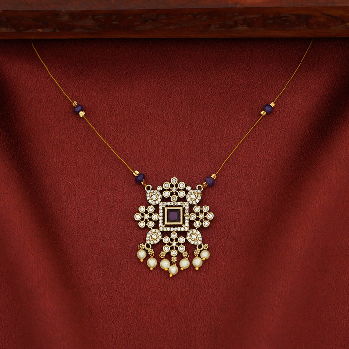 Himaja AD Stone Beaded String Neckpiece