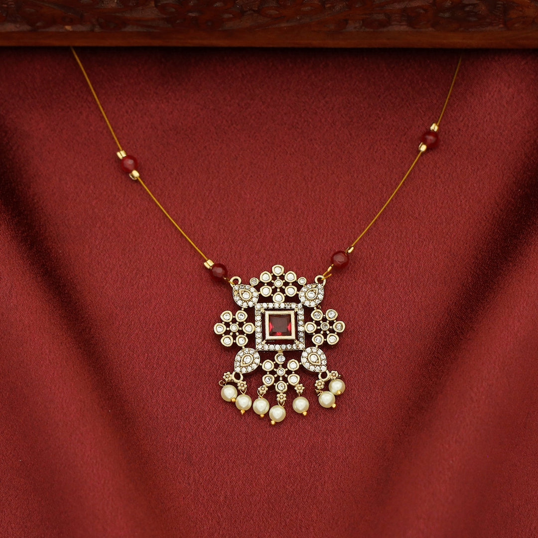 Himaja AD Stone Beaded String Neckpiece