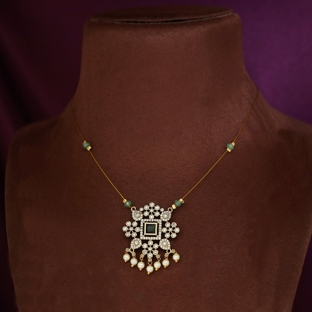 Himaja AD Stone Beaded String Neckpiece