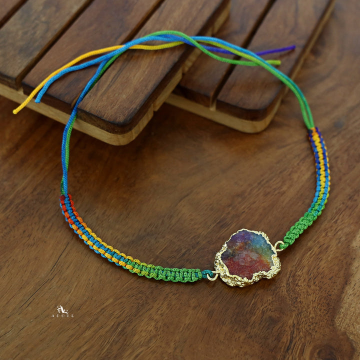Dayana Golden Agate Thread Bracelet