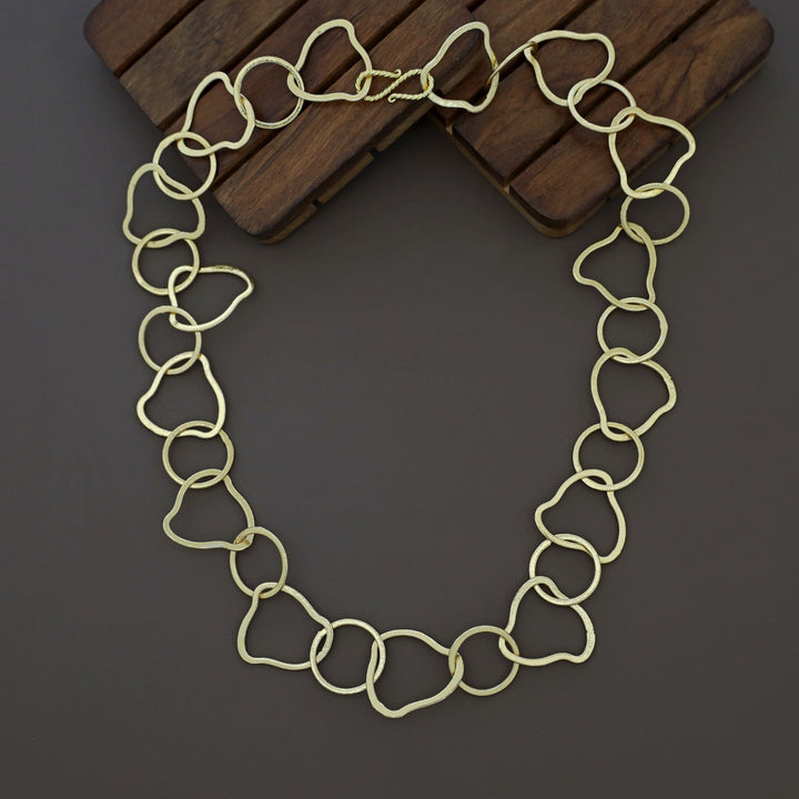 Mirza Golden Neckpiece