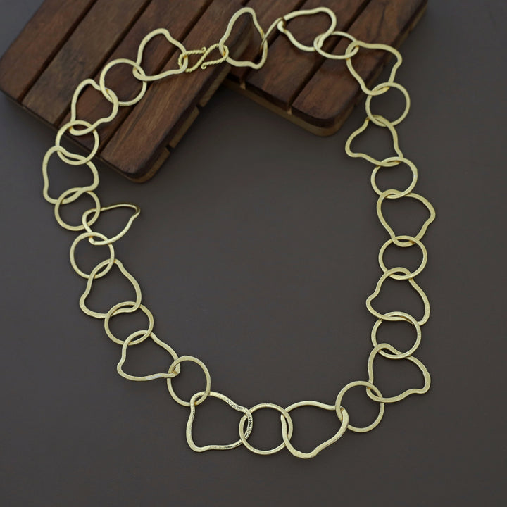 Mirza Golden Neckpiece