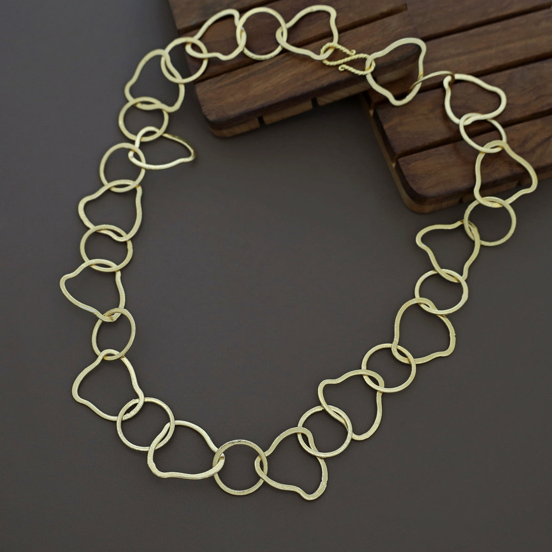 Mirza Golden Neckpiece