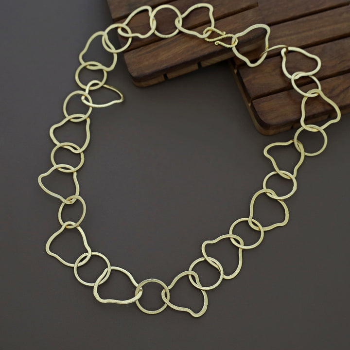 Mirza Golden Neckpiece