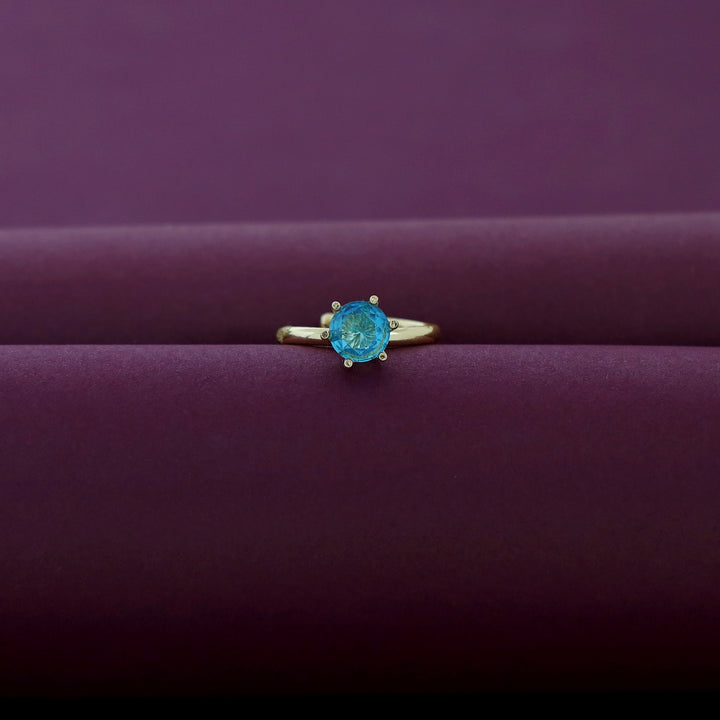 Dorothy Claw Glossy Round Ring