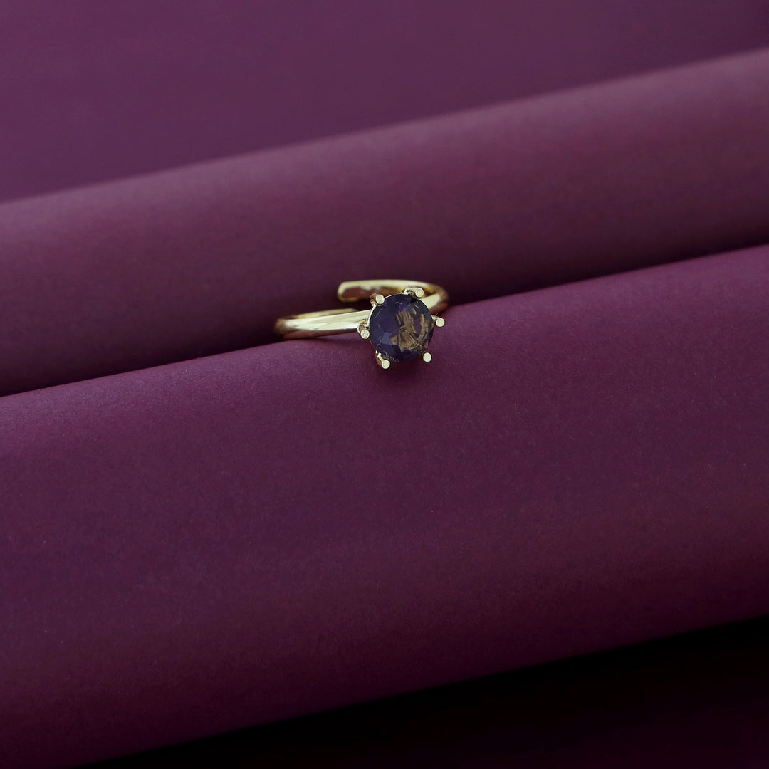 Dorothy Claw Glossy Round Ring