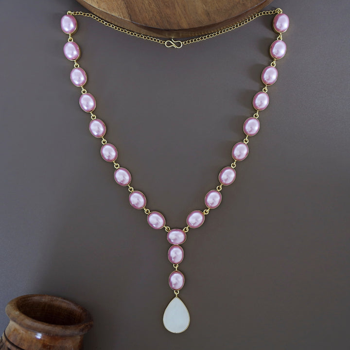 Vincy Oval Pearl MOP Neckpiece