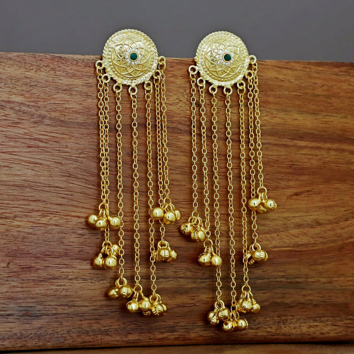 Yashvia Hanging Ghungroo Kashmiri Earring