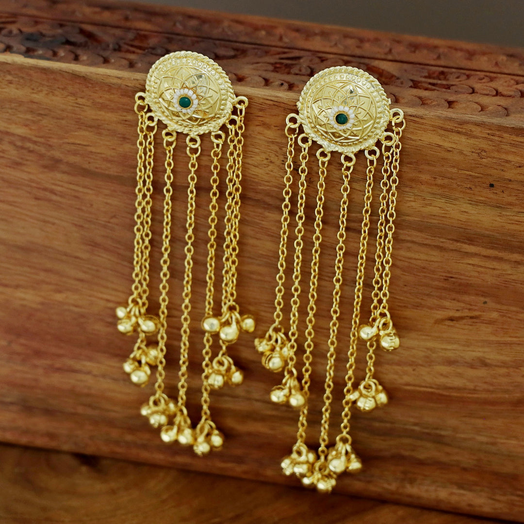 Yashvia Hanging Ghungroo Kashmiri Earring
