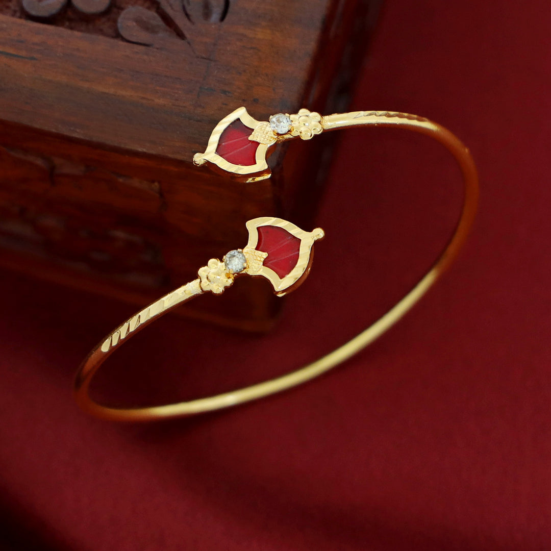 Shyamila Palakka Floral Bangle