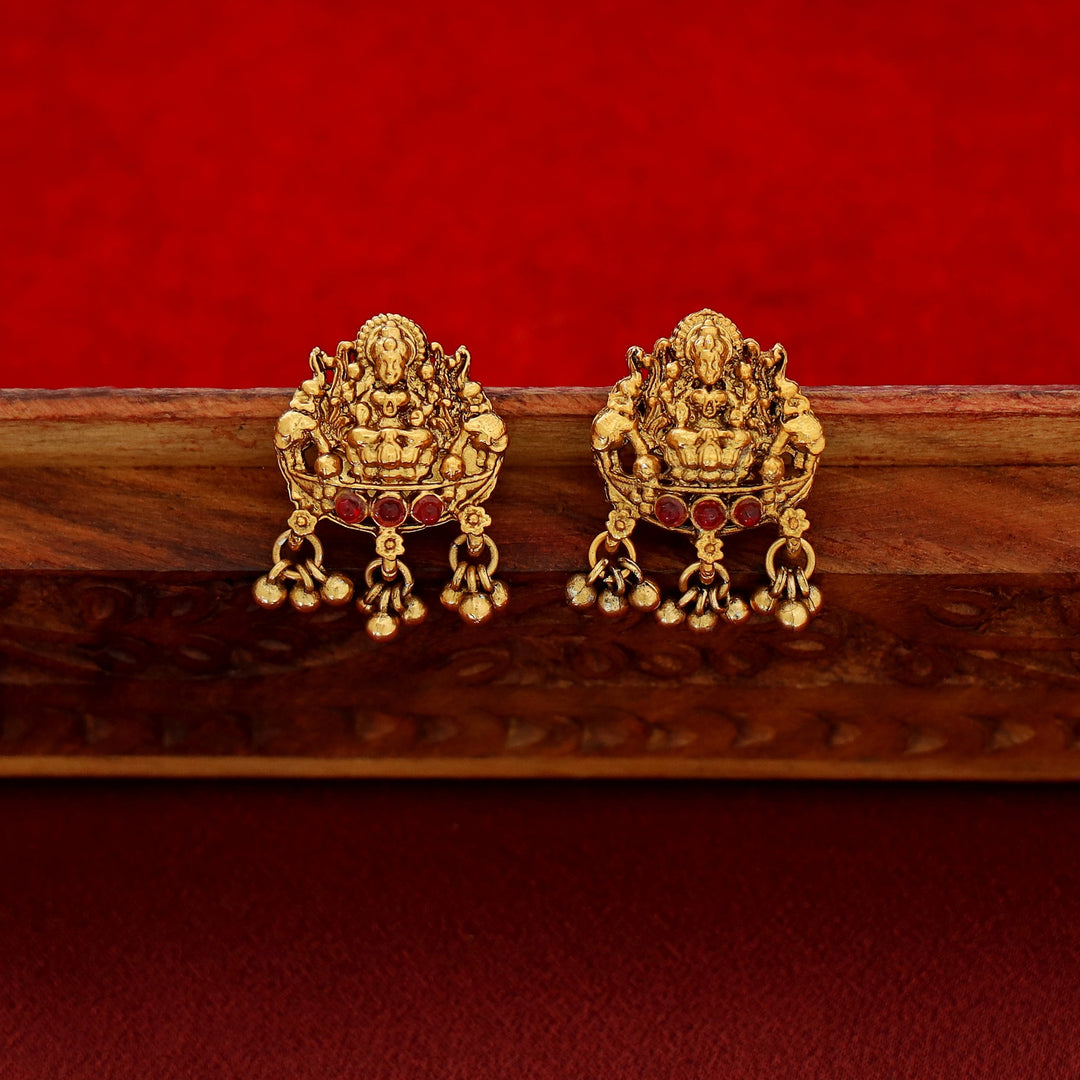 Deesha Devi Pendant Pearl Neckpiece With Earring