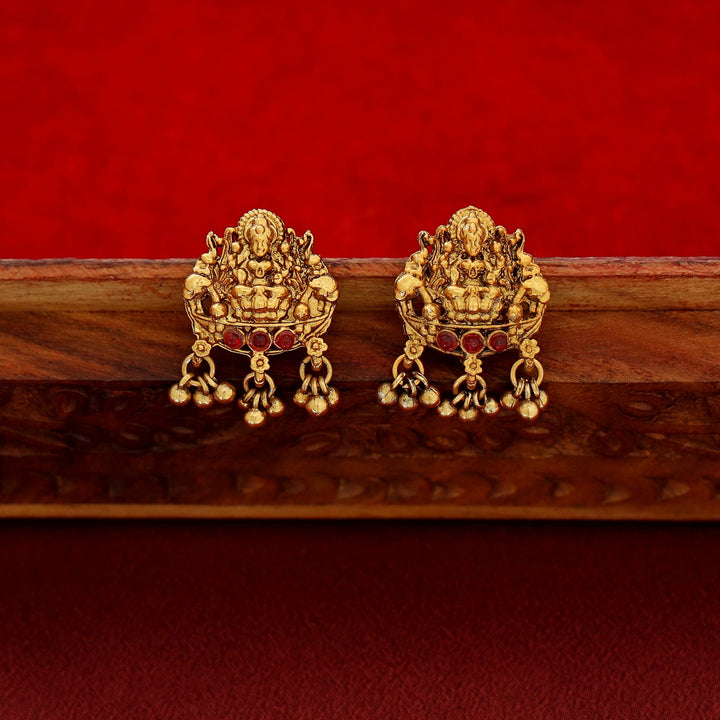 Deesha Devi Pendant Pearl Neckpiece With Earring