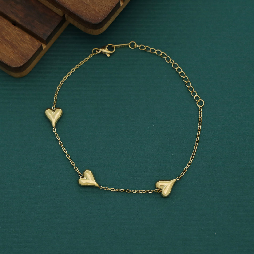 Adriana 3 Heart Bracelet