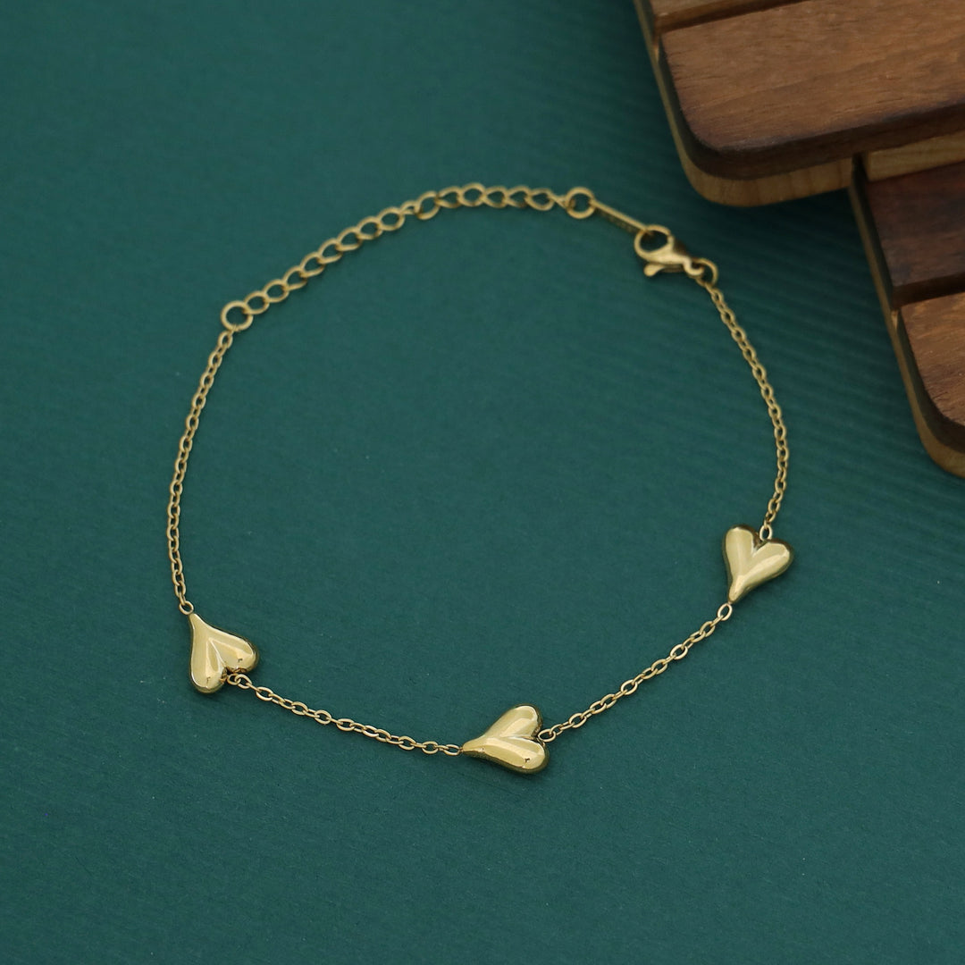 Adriana 3 Heart Bracelet