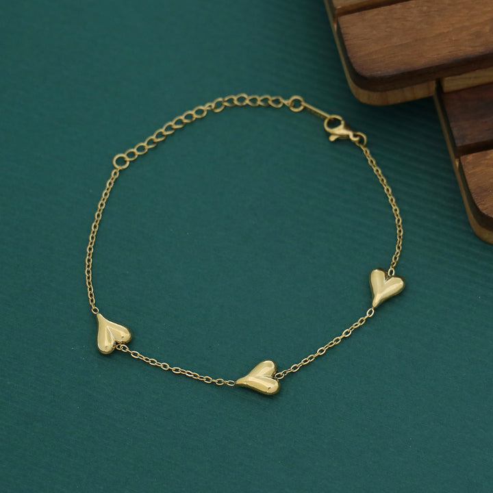Adriana 3 Heart Bracelet
