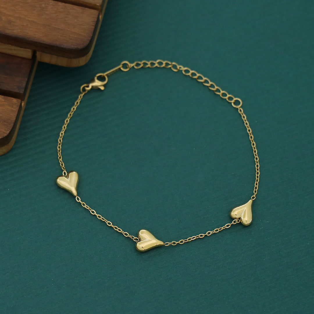 Adriana 3 Heart Bracelet