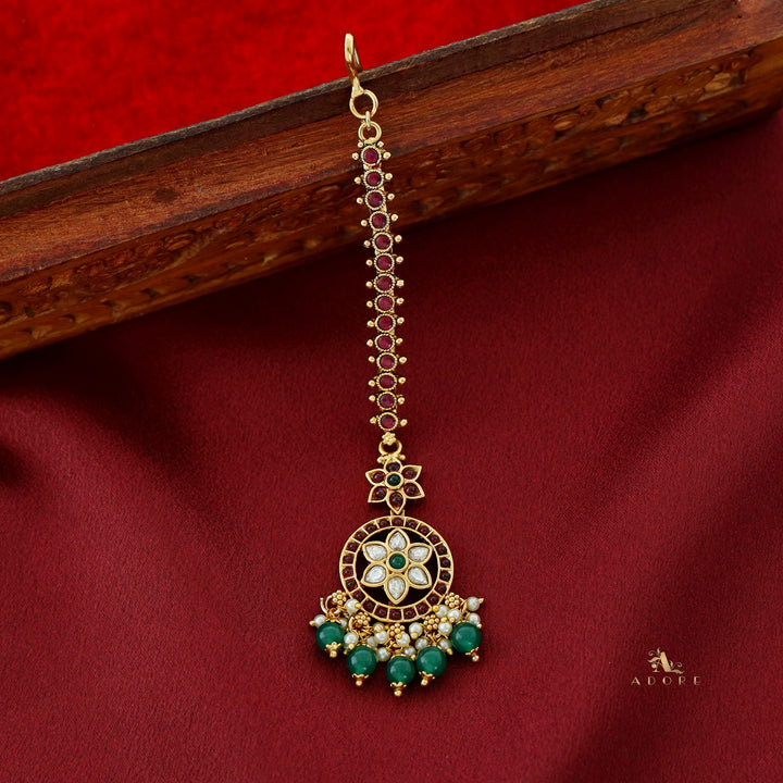 Aanya Flower Pearl Tikka