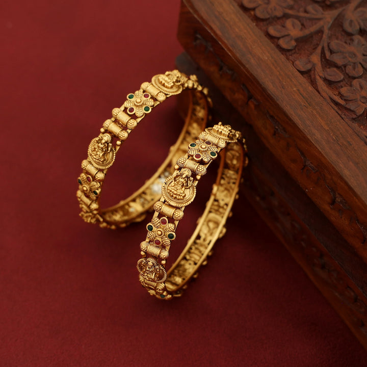 Kashwini Devi Flower Bangle (Set Of 2)