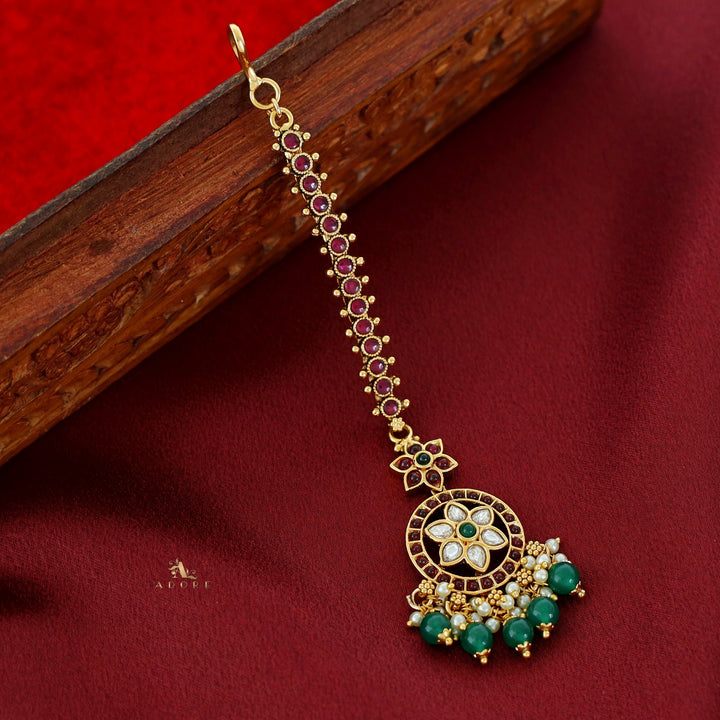 Aanya Flower Pearl Tikka