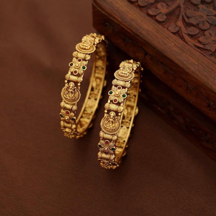 Kashwini Devi Flower Bangle (Set Of 2)