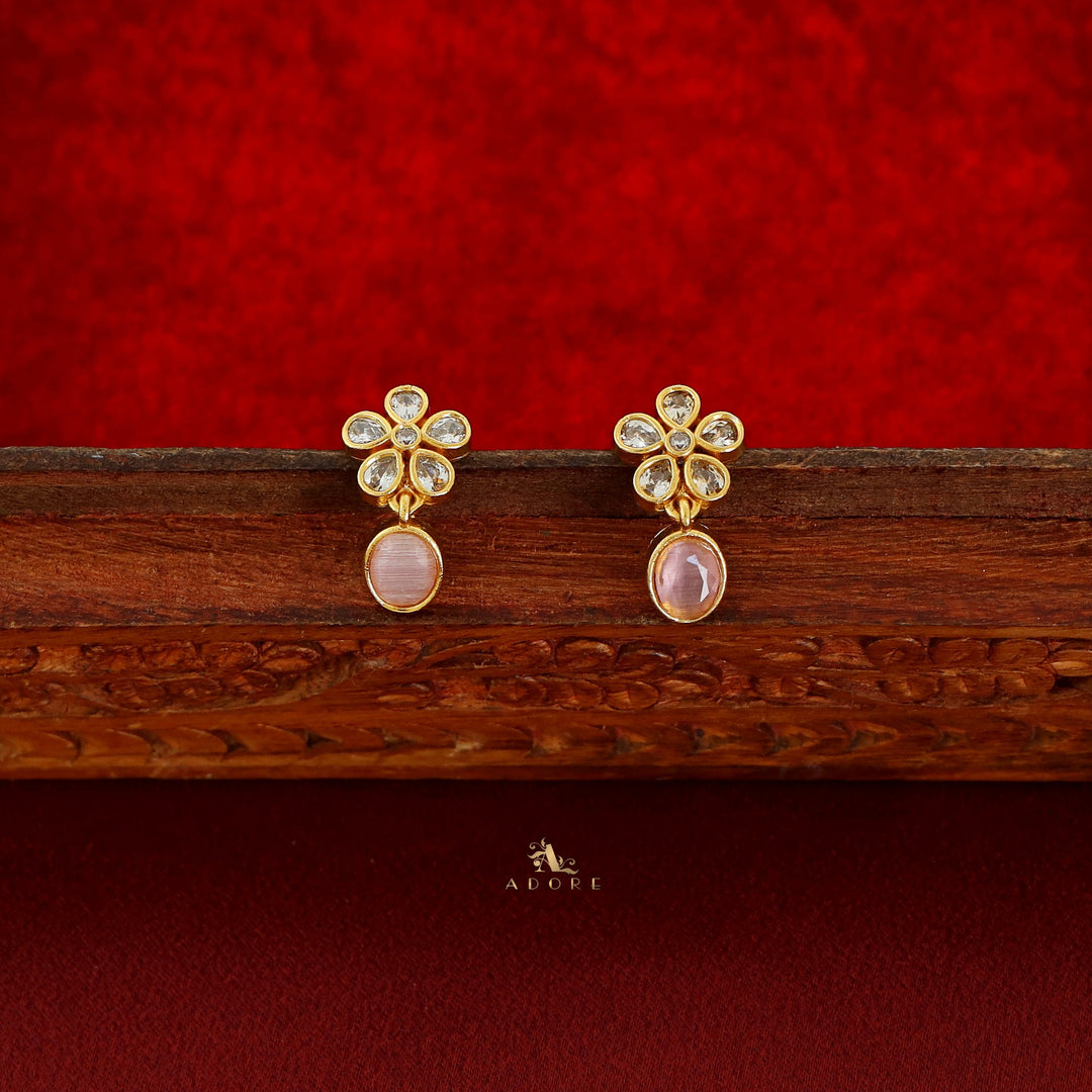 Hiya 2 Layer Blossom Flower Neckpiece With Earring