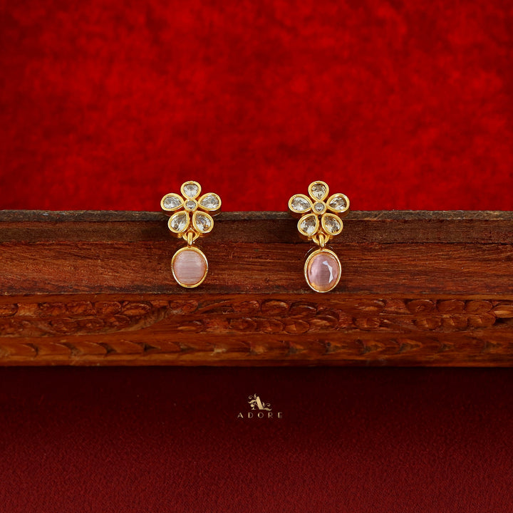 Hiya 2 Layer Blossom Flower Neckpiece With Earring