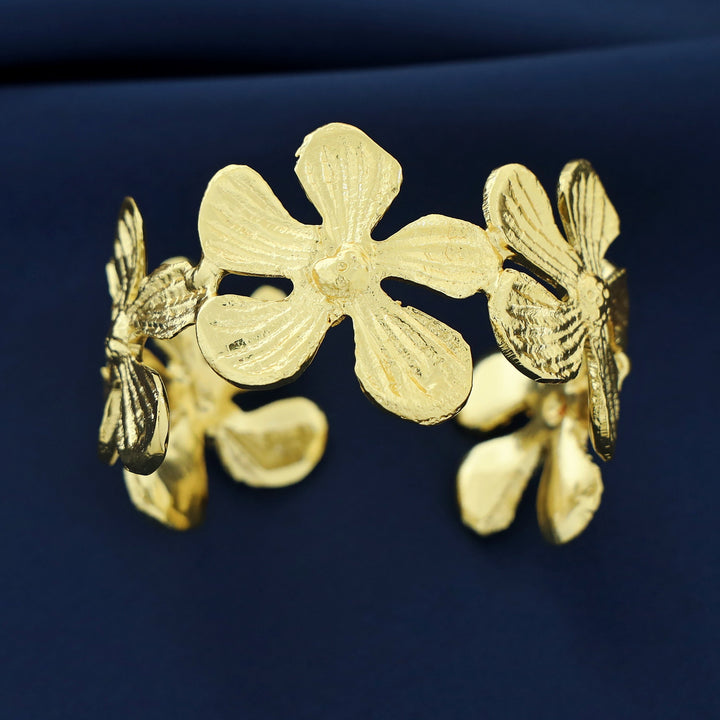 Farzana Handmade Golden 5 Flower Hand Cuff