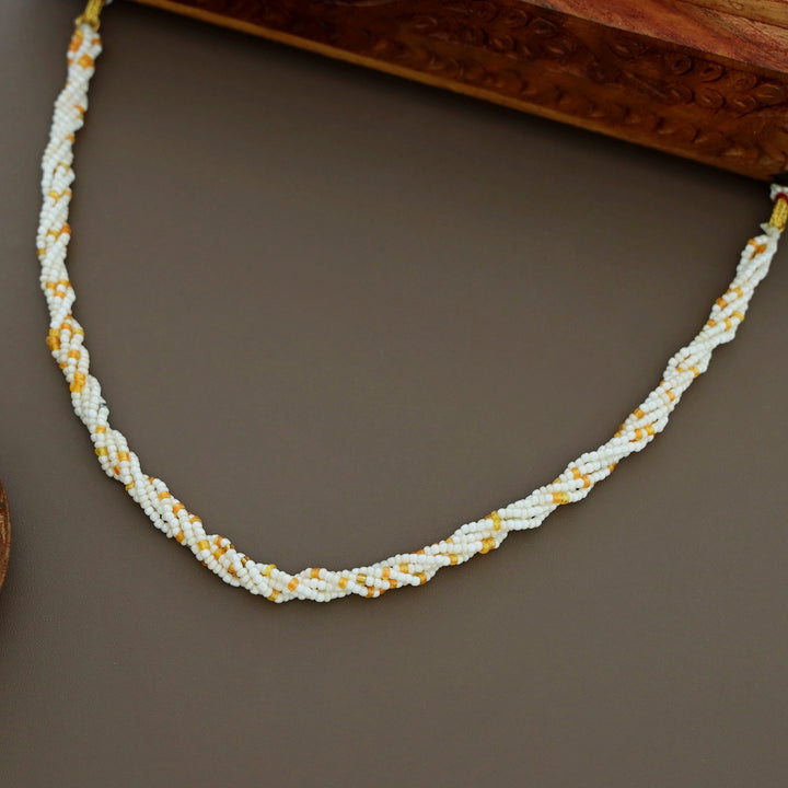Laryered Pearl Bead Short Neckpiece/Choker