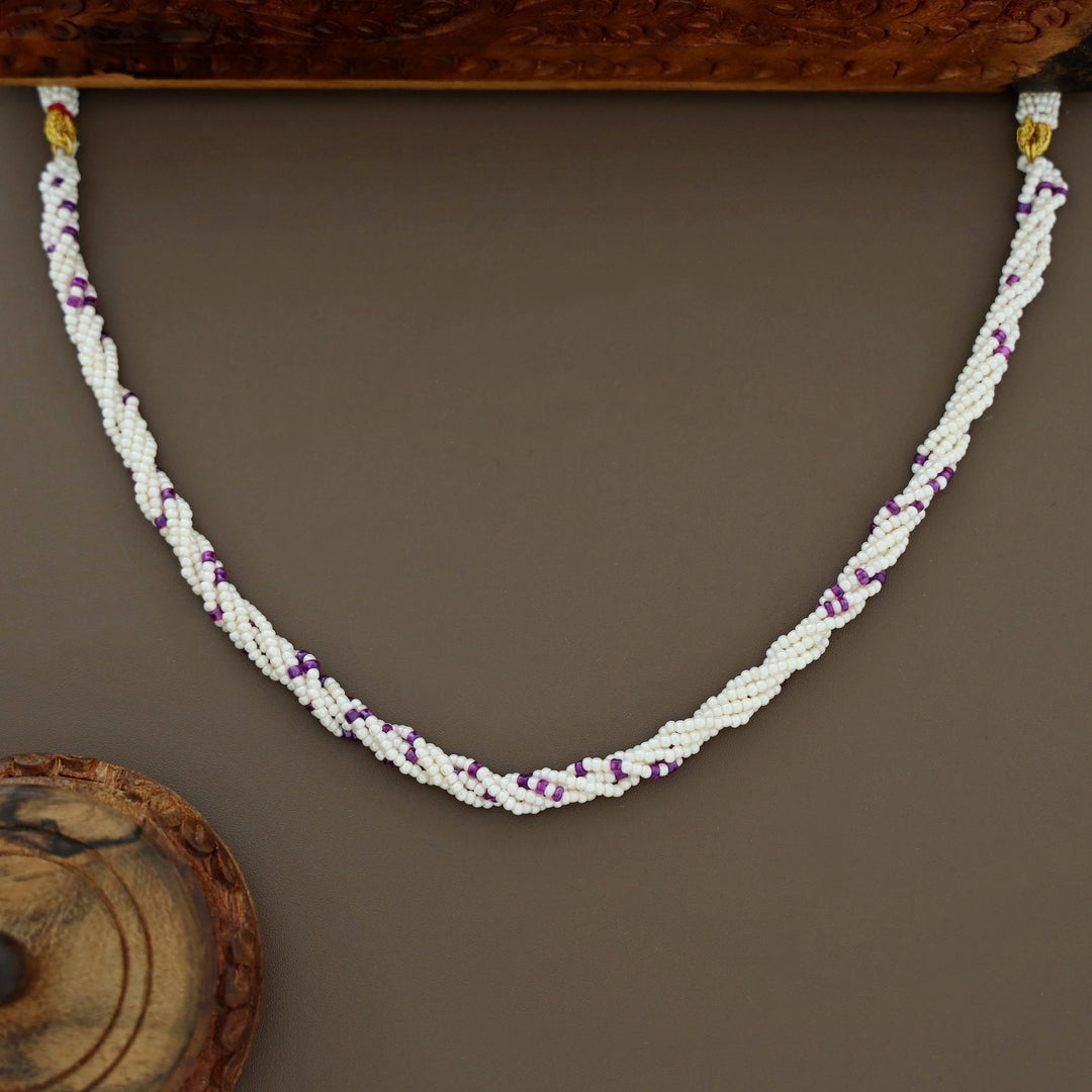 Laryered Pearl Bead Short Neckpiece/Choker
