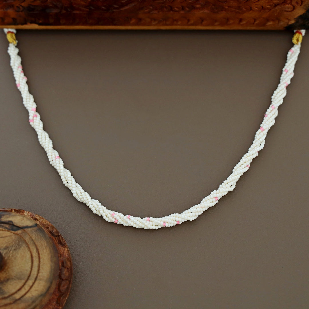 Laryered Pearl Bead Short Neckpiece/Choker