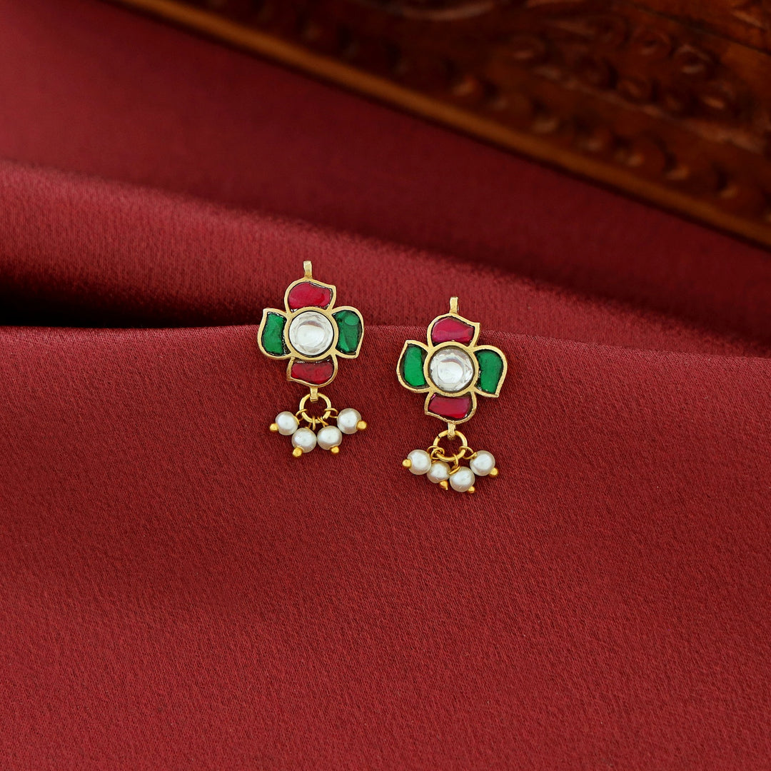 Jadau Kundan Designer Pearl Bugadi