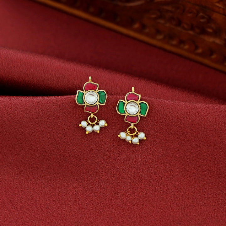 Jadau Kundan Designer Pearl Bugadi