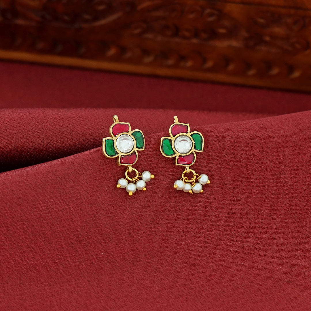Jadau Kundan Designer Pearl Bugadi