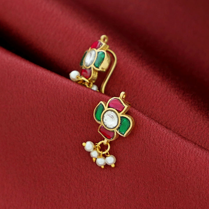 Jadau Kundan Designer Pearl Bugadi