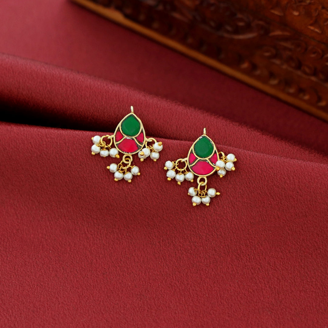 Jadau Kundan Designer Pearl Bugadi