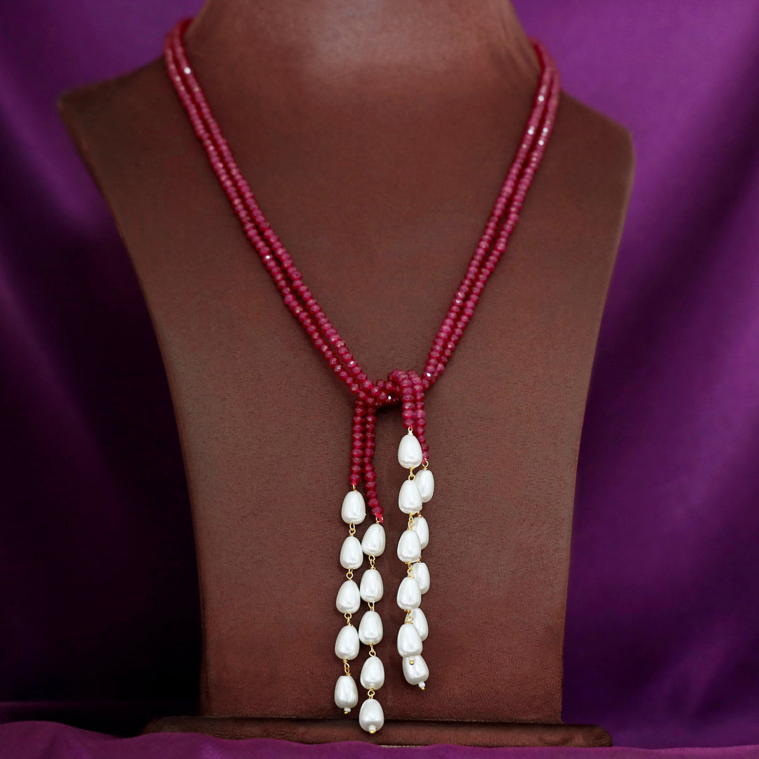 Serena Beaded Pearl 2 In 1 Neckpiece