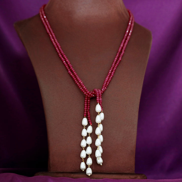 Serena Beaded Pearl 2 In 1 Neckpiece