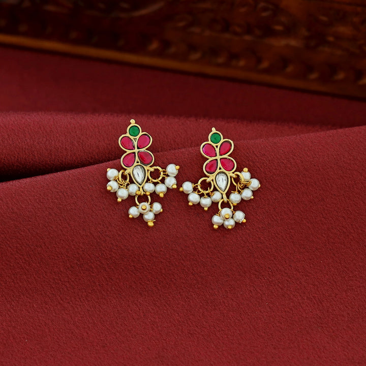 Jadau Kundan Designer Pearl Bugadi