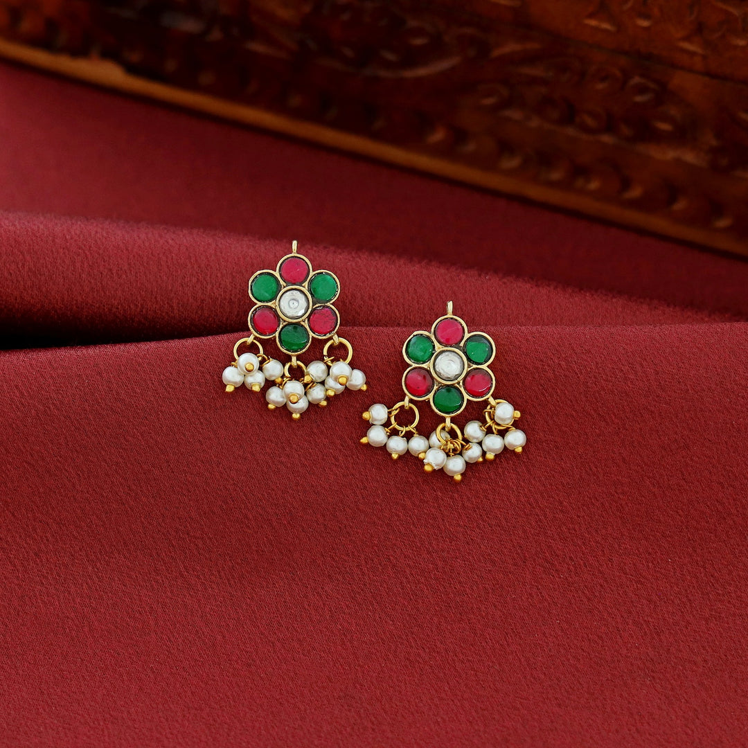 Jadau Kundan Designer Pearl Bugadi