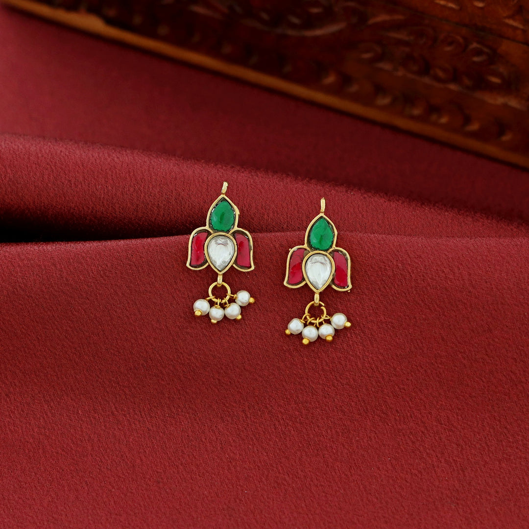 Jadau Kundan Designer Pearl Bugadi